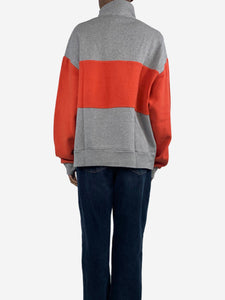 Acne Studios Heather grey high-neck pullover - size XS