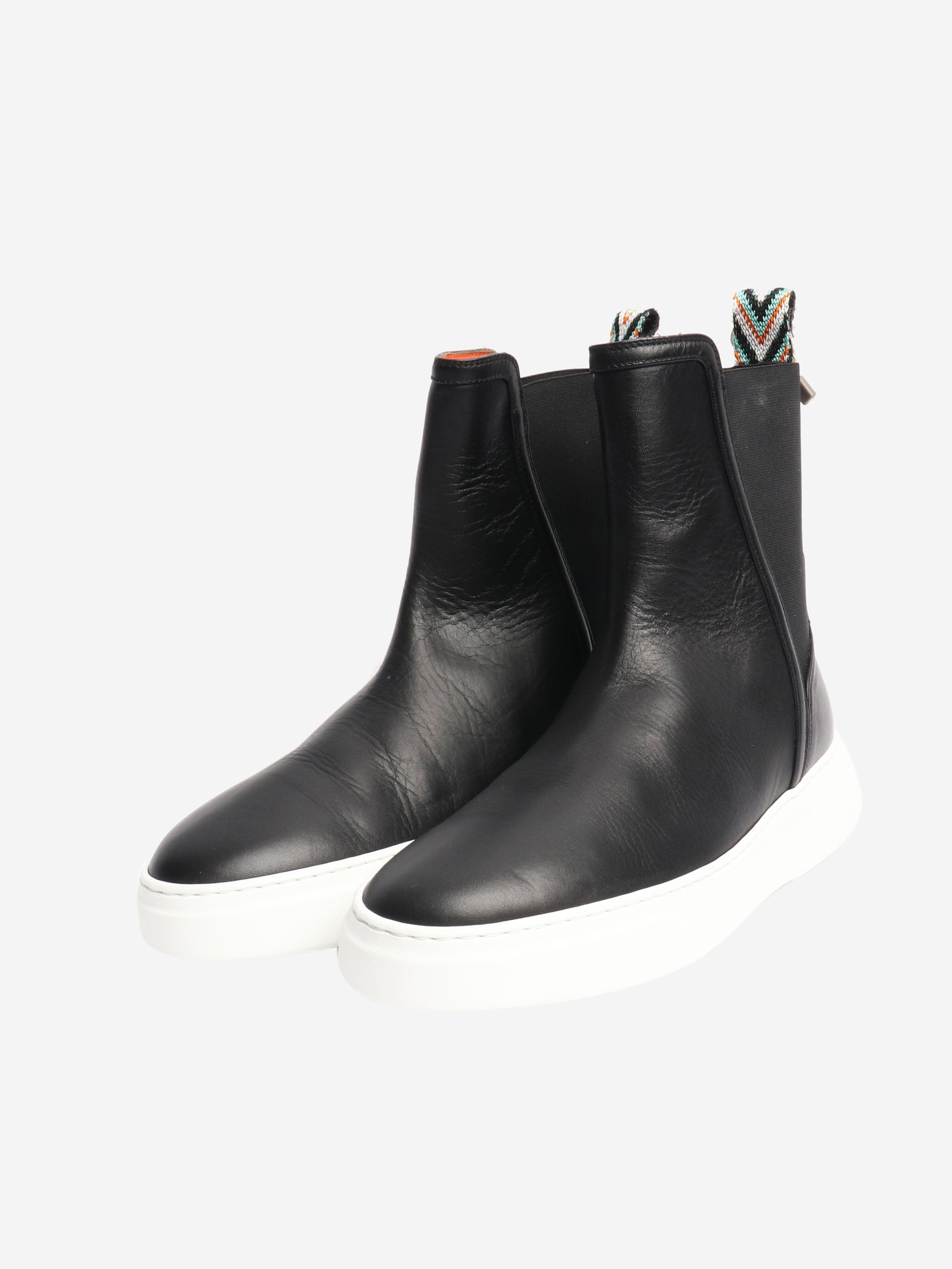 Black slip on boots - size EU 39 (UK 6) Boots Missoni 