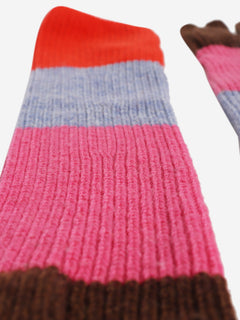Striped knit wool gloves Knitwear Ganni 