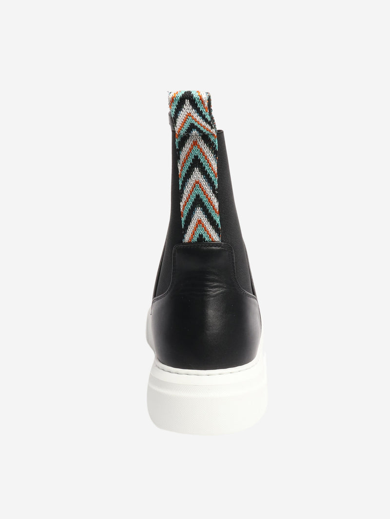 Black slip on boots - size EU 39 (UK 6) Boots Missoni 