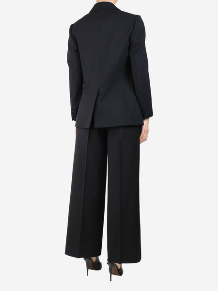 Black wool suit set - size L alternate image