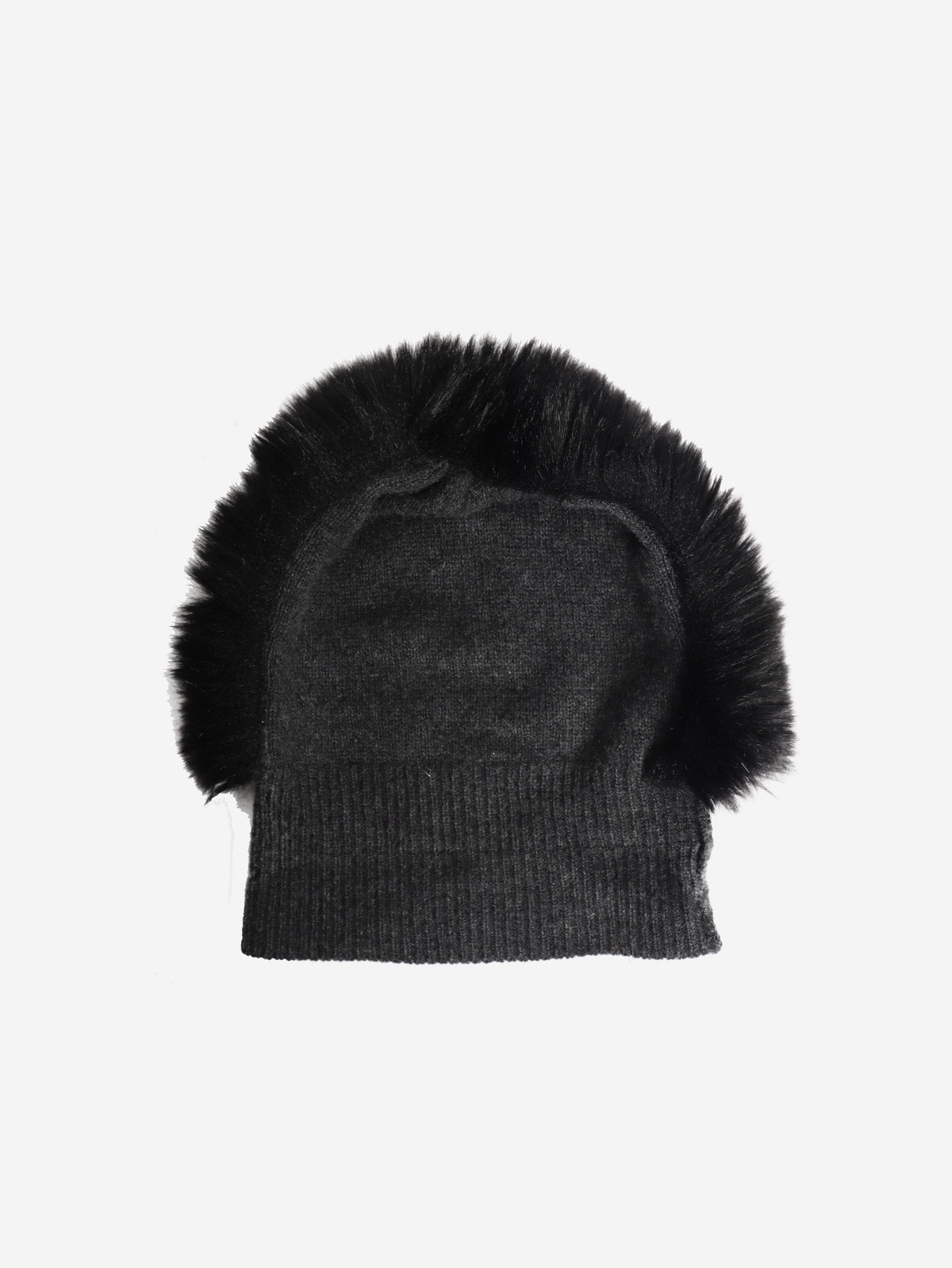 Grey cashmere mohawk beanie Knitwear Charlotte Simone 