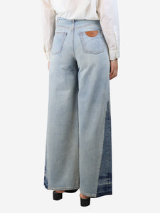 Chloe Blue wide leg jeans - size UK 8