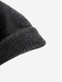 Blue cashmere mohawk beanie Knitwear Charlotte Simone 