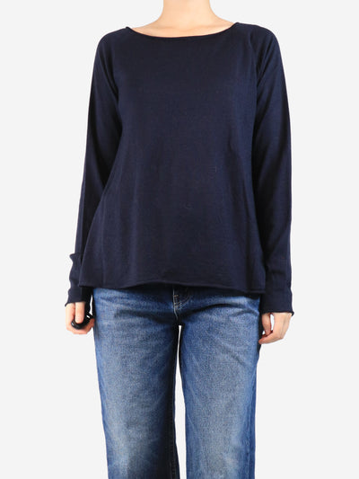 Navy blue wool-blend jumper - size M Knitwear Apuntob 