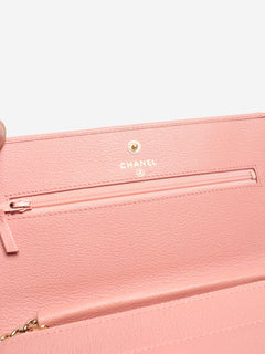 Pink 2012 Camellia Wallet on Chain bag Cross-body bags Chanel 