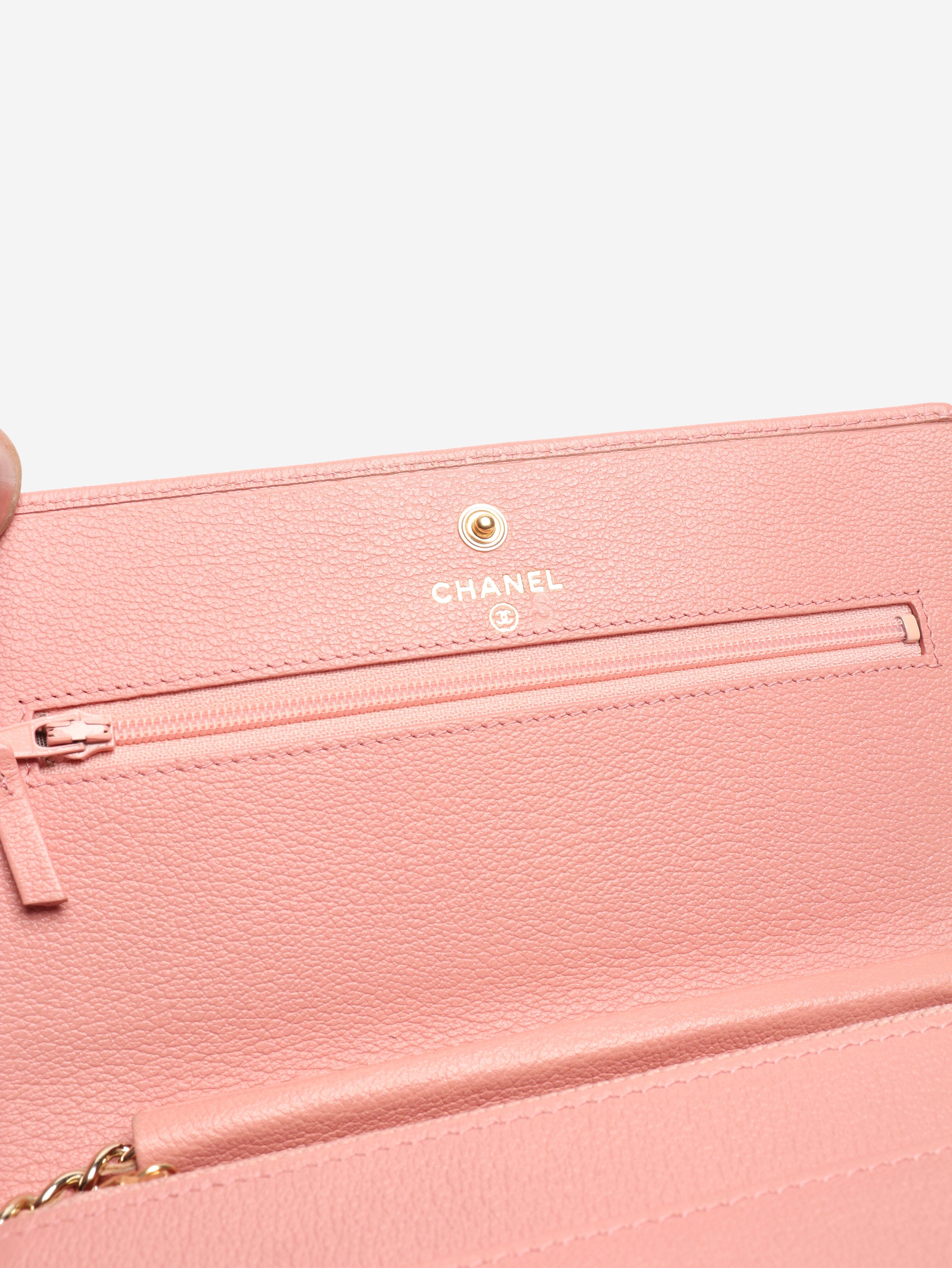Pink 2012 Camellia Wallet on Chain bag Cross-body bags Chanel 