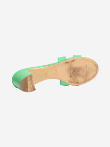Hermes Green Oasis sandals - size EU 41