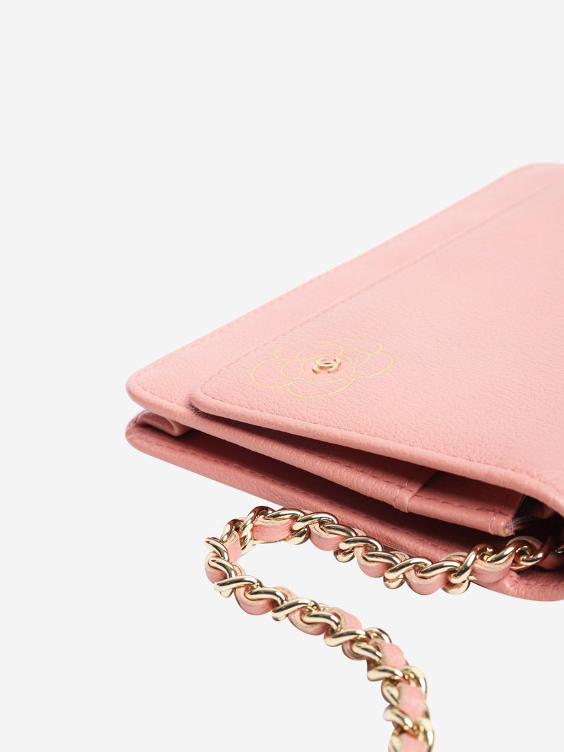 Pink 2012 Camellia Wallet on Chain bag Cross-body bags Chanel 