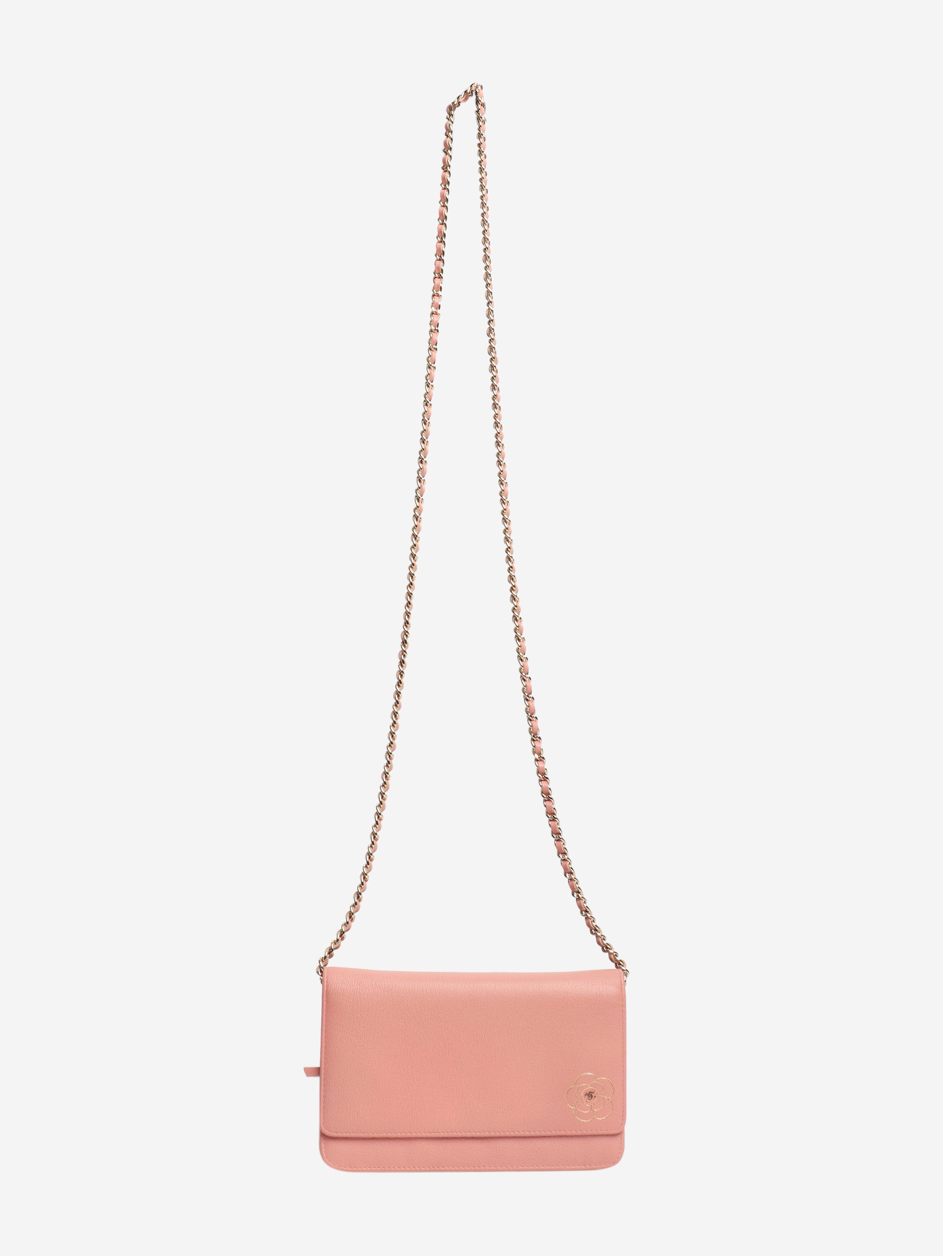 Pink 2012 Camellia Wallet on Chain bag Cross-body bags Chanel 