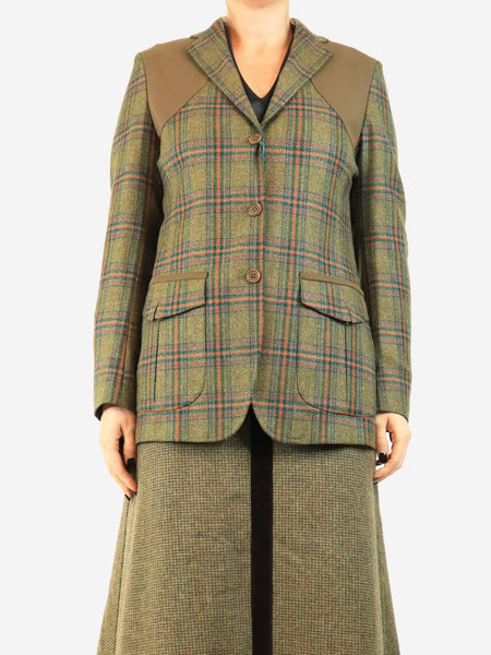 Green tartan St James jacket - size UK 10 product image
