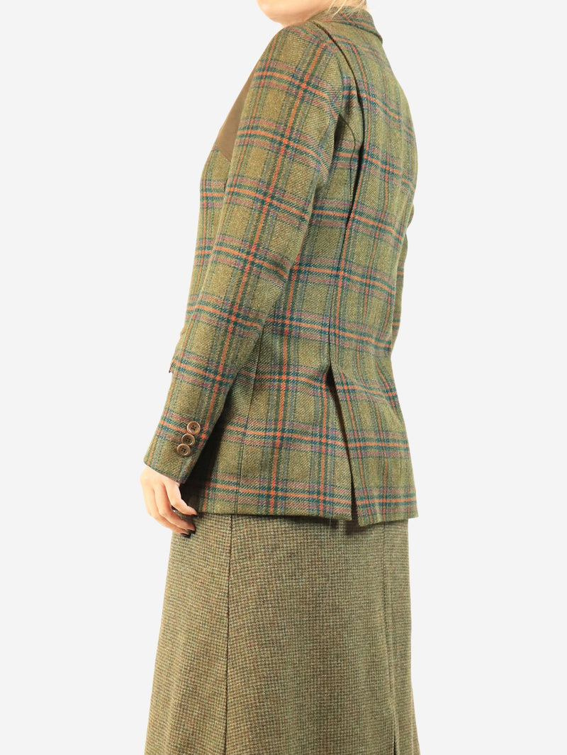 Green tartan St James jacket - size UK 10 Coats & Jackets Beretta 