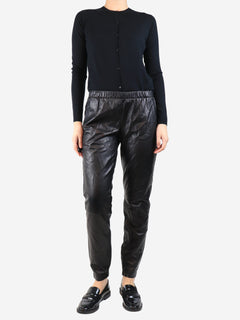 Black leather trousers - size S Trousers Vince 