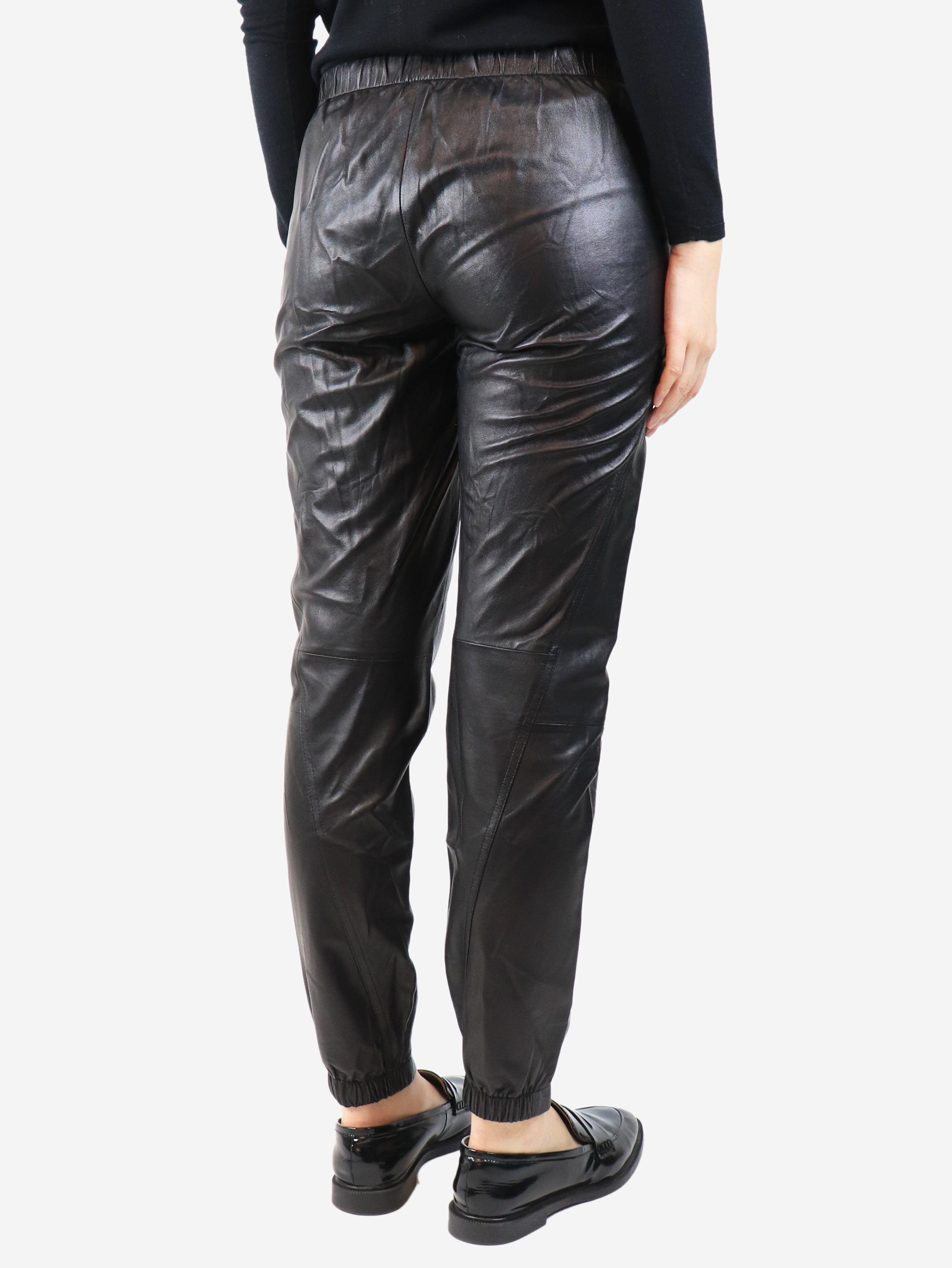 Black leather trousers - size S Trousers Vince 