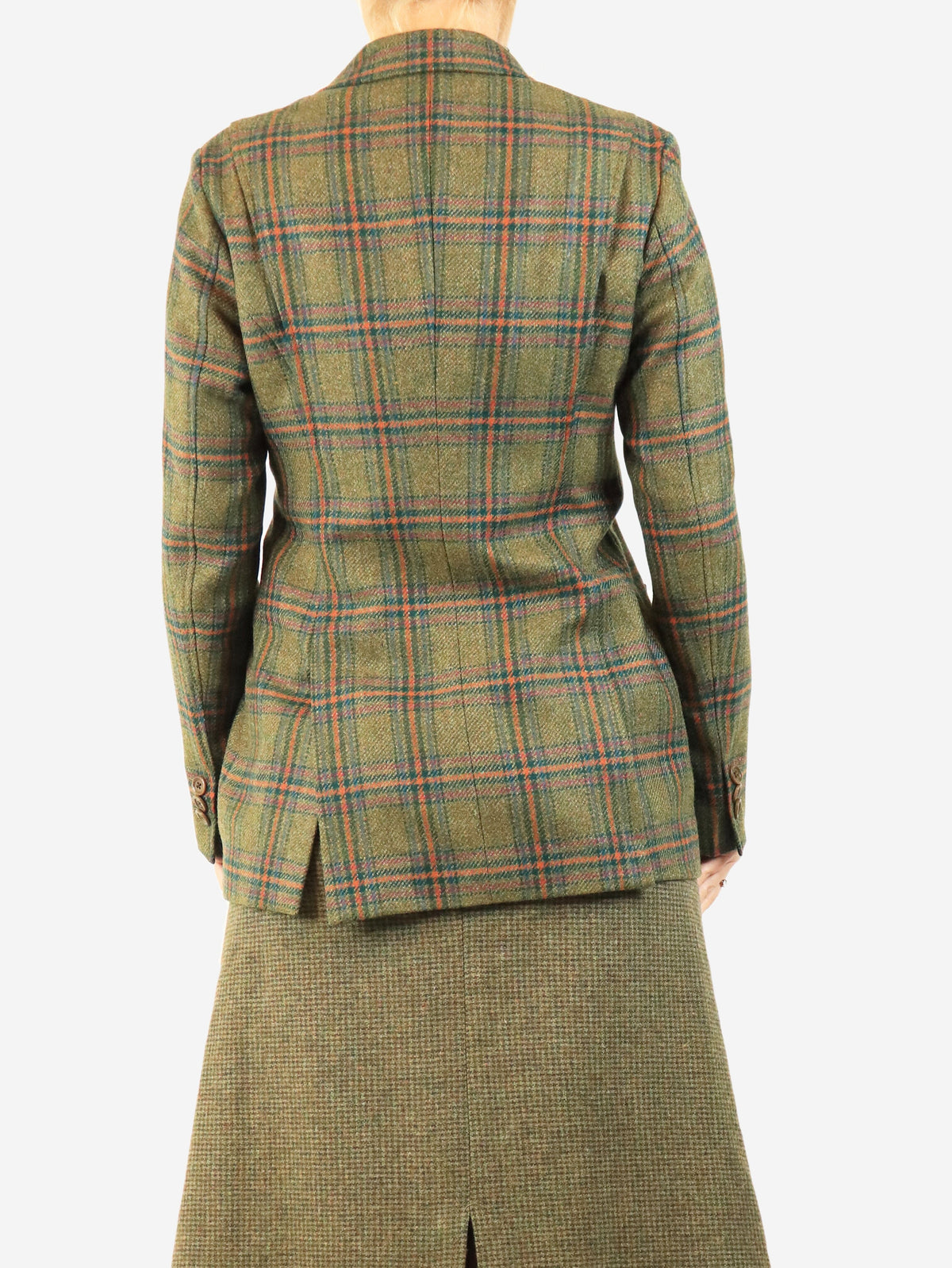 Green tartan St James jacket - size UK 10 Coats & Jackets Beretta 
