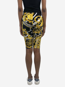 Versace Multicolour printed cycling shorts - size UK 6