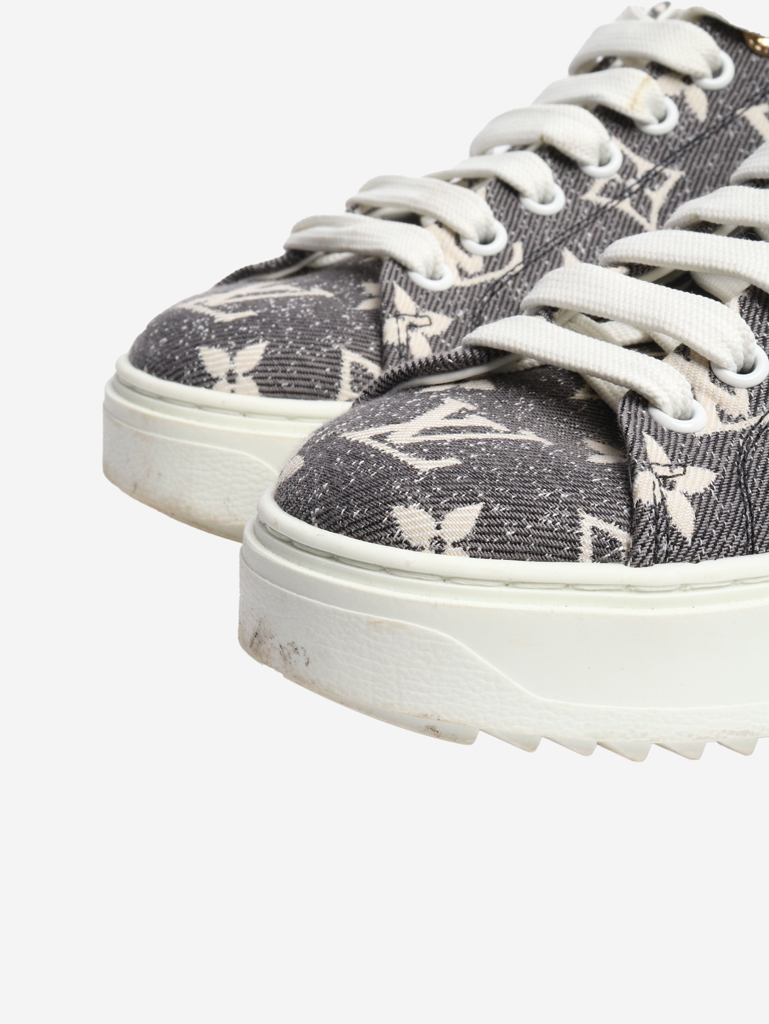 Grey monogram trainers - size EU 37 (UK 4) Trainers Louis Vuitton 