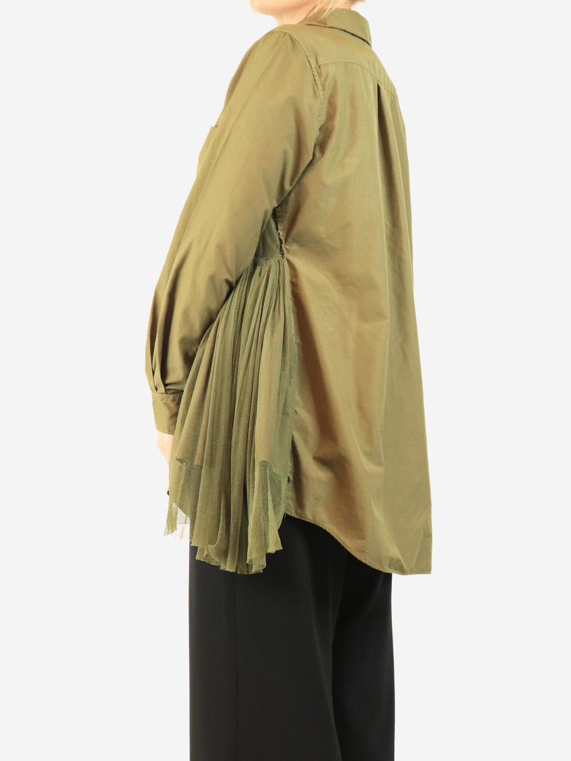 Green 2023 tulle shirt - size S Tops Comme Des Garçons 