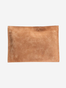 Marni Tan suede pouch