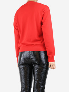 Red button-front sweater - size M Knitwear Bottega Veneta 