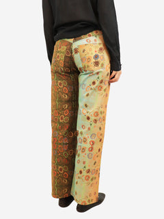 Multicolour Essie floral pants - size UK 8