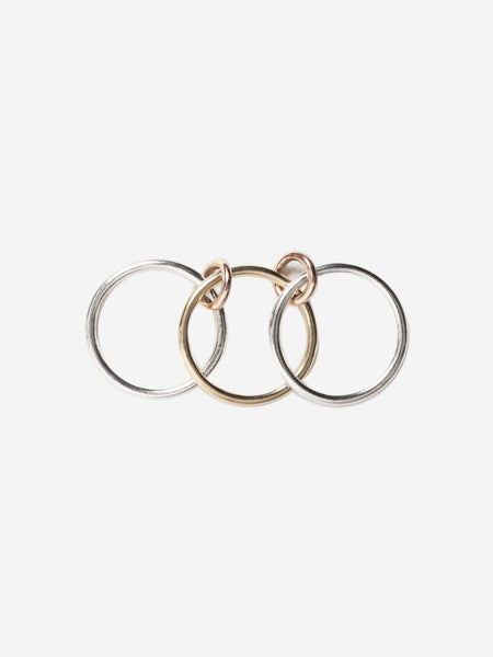 Multicolour Solarium 18ct gold and sterling silver ring product image