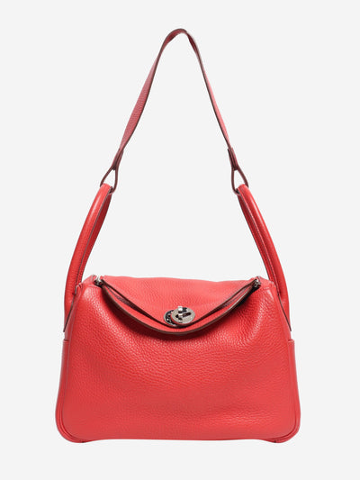 Coral Lindy 26 leather bag Cross-body Bags Hermes 
