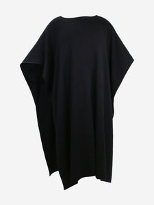 Rick Owens Black knit cape - One Size
