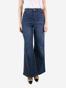 Chloe Blue fitted flared jeans - size FR 36