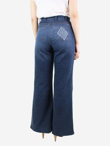 Chloe Blue fitted flared jeans - size FR 36