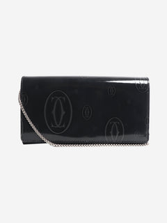 Black patent leather chain wallet Wallets, Purses & Small Leather Goods Cartier 