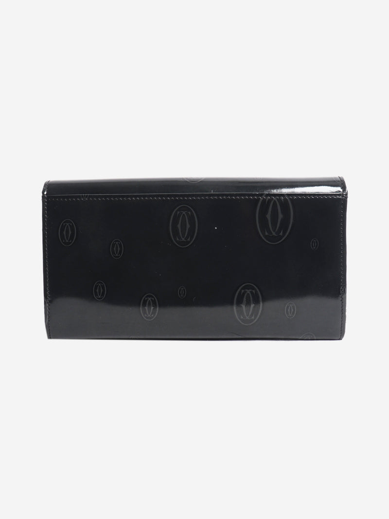 Black patent leather chain wallet Wallets, Purses & Small Leather Goods Cartier 