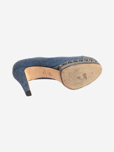 Chanel Blue denim pumps - size EU 38.5