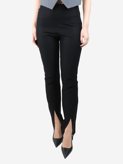 Black skinny slit trousers - size UK 10 Trousers Toteme 