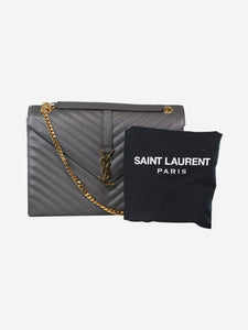 Saint Laurent Grey Monogramme Satchel bag