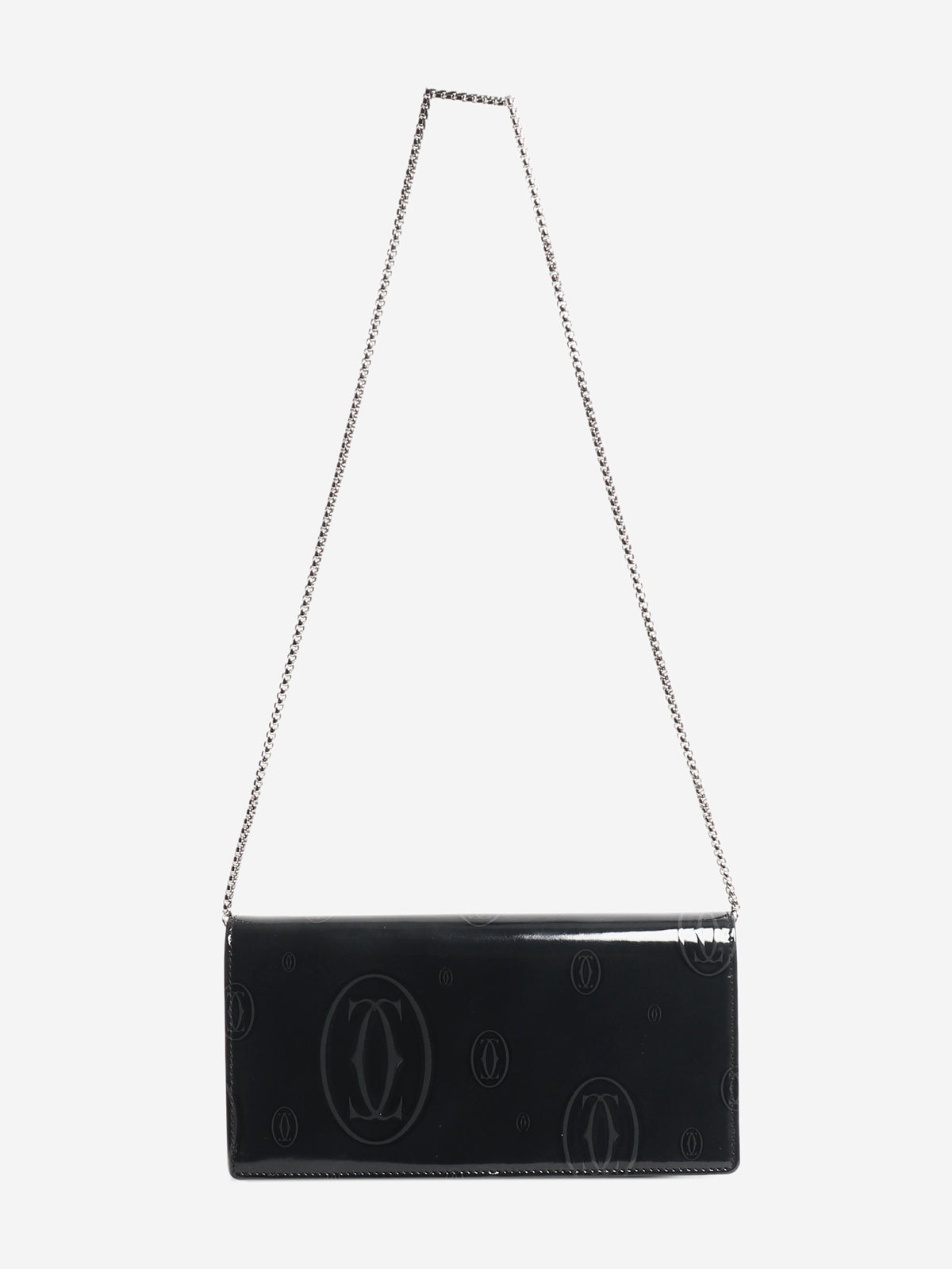 Black patent leather chain wallet Wallets, Purses & Small Leather Goods Cartier 