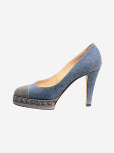 Chanel Blue denim pumps - size EU 38.5