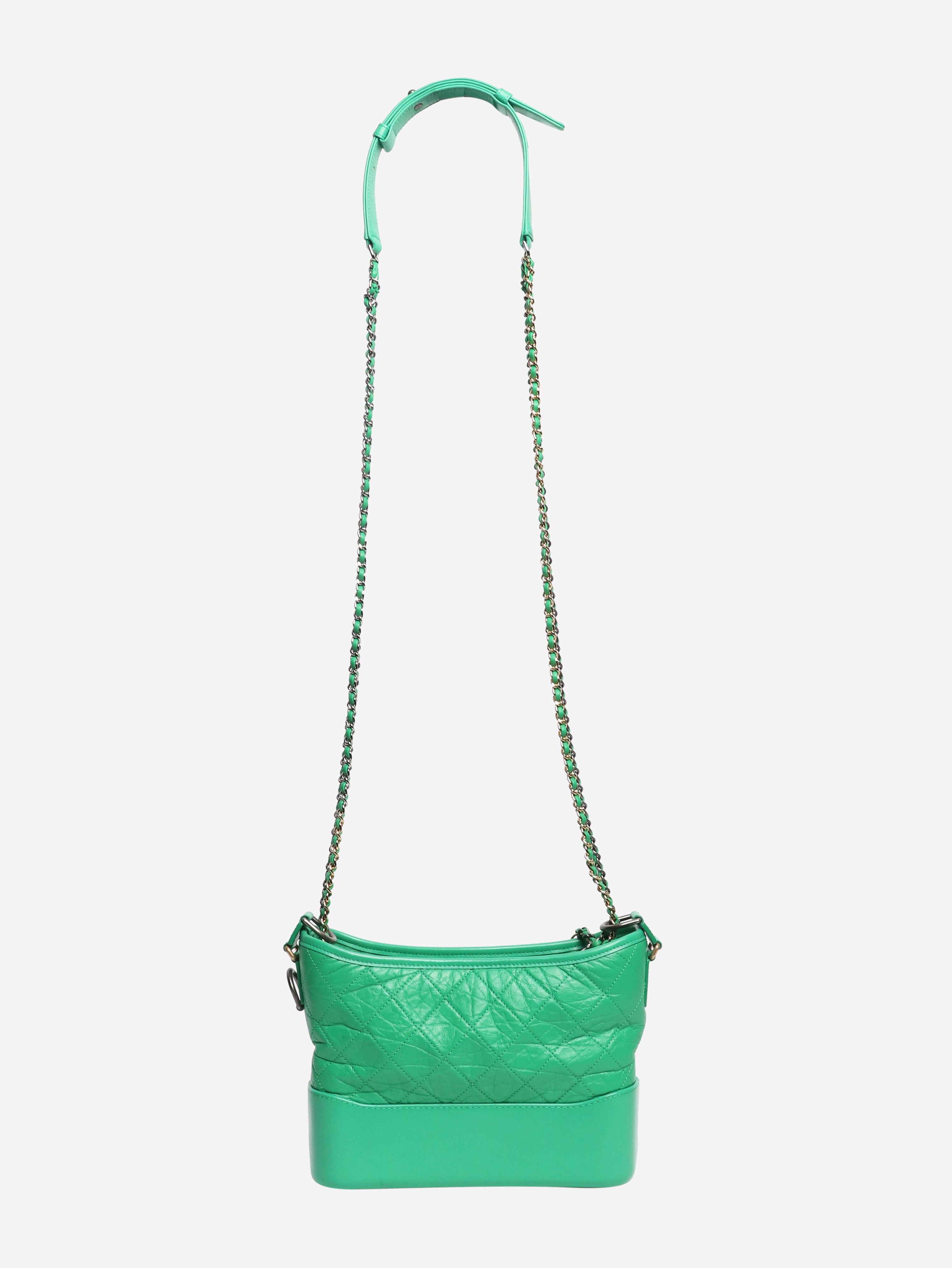 Green 2019 Gabrielle leather bag Cross-body bags Chanel 