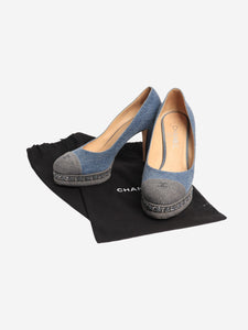 Chanel Blue denim pumps - size EU 38.5