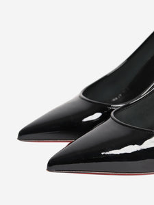 Christian Louboutin Black patent slingback pumps - size EU 39 (UK 6)