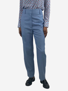 Marni Blue wool trousers - size UK 6