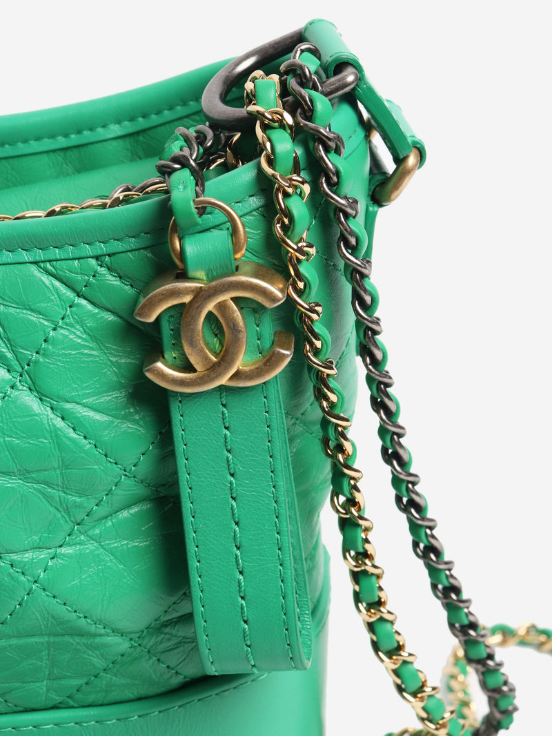 Green 2019 Gabrielle leather bag Cross-body bags Chanel 