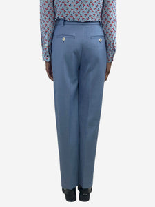 Marni Blue wool trousers - size UK 6