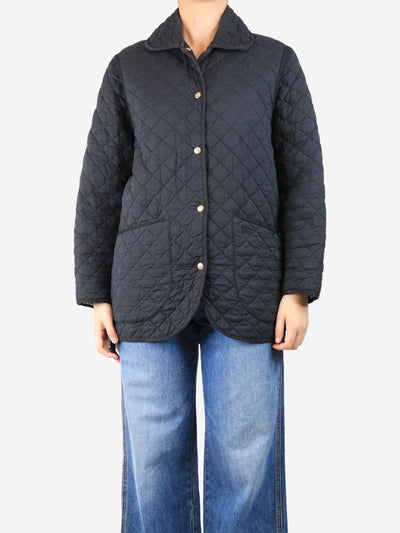 Black vintage quilted jacket - size UK 8 Coats & Jackets Burberry 