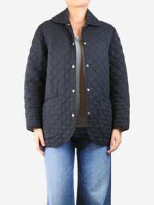 Burberry Black vintage quilted jacket - size UK 8
