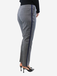Grey wool trousers - size UK 12 Trousers Bamford 