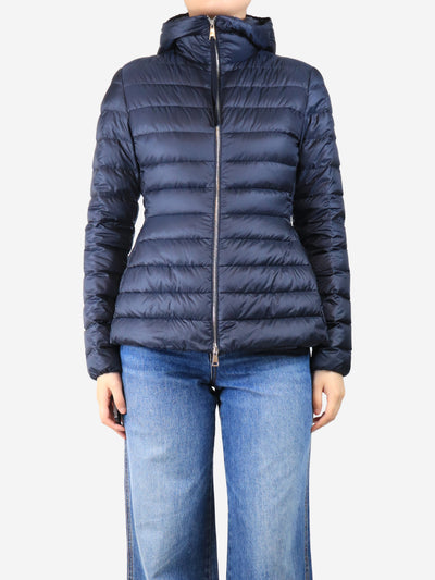 Navy blue lightweight shell jacket - size UK 10 Coats & Jackets Moncler 