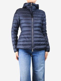 Navy blue lightweight shell jacket - size UK 10 Coats & Jackets Moncler 
