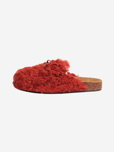 Tory Burch Tory Burch Smoked paprika shearling mules - size US 6 (UK 3.5)