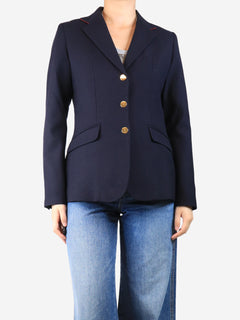 Navy blue wool jacket - size UK 10 Coats & Jackets Cordings 